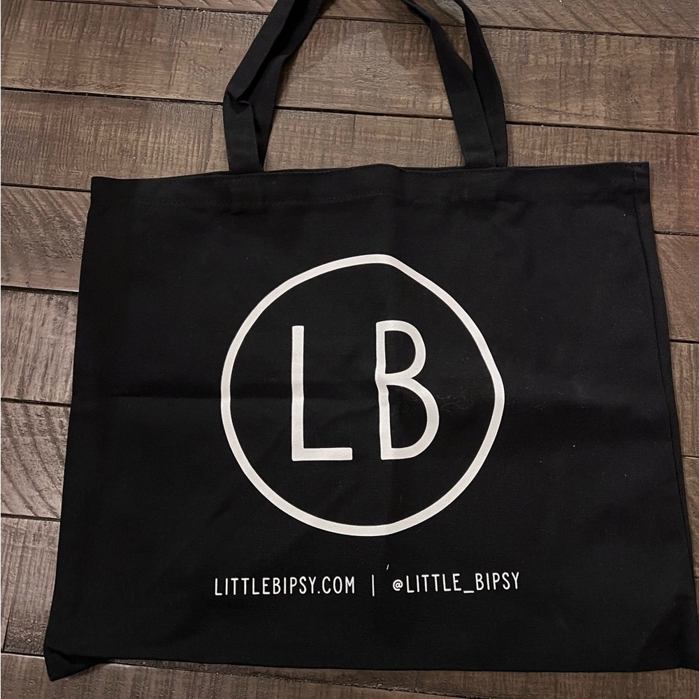 Little Bipsy Black Tote Bag